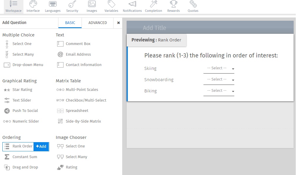 Survey Software Help Image